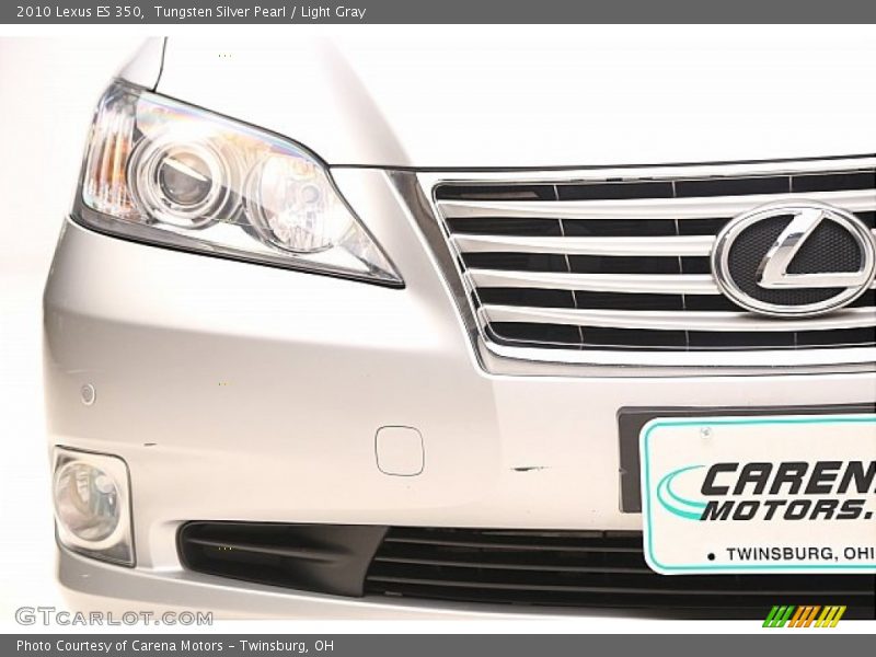 Tungsten Silver Pearl / Light Gray 2010 Lexus ES 350