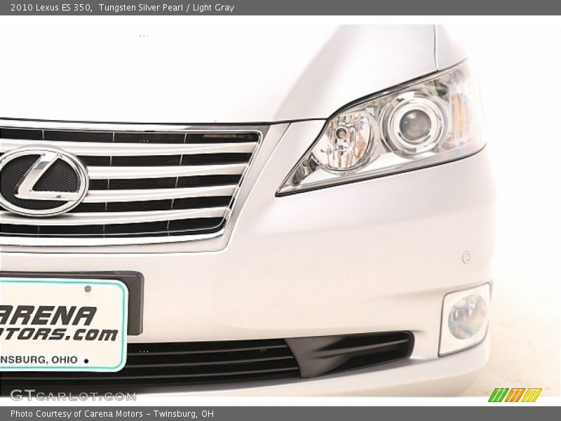 Tungsten Silver Pearl / Light Gray 2010 Lexus ES 350