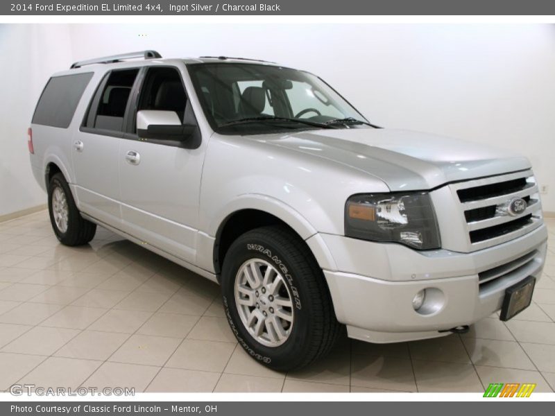 Ingot Silver / Charcoal Black 2014 Ford Expedition EL Limited 4x4
