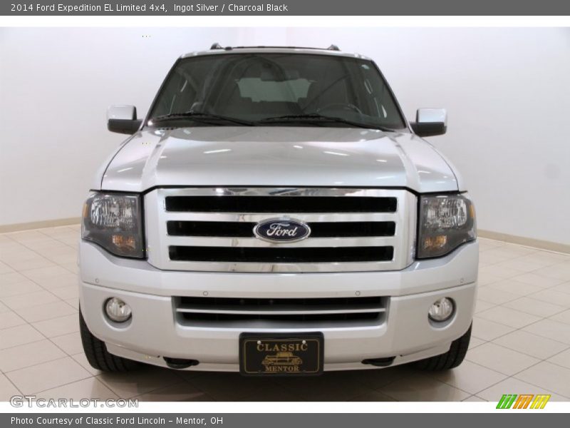 Ingot Silver / Charcoal Black 2014 Ford Expedition EL Limited 4x4