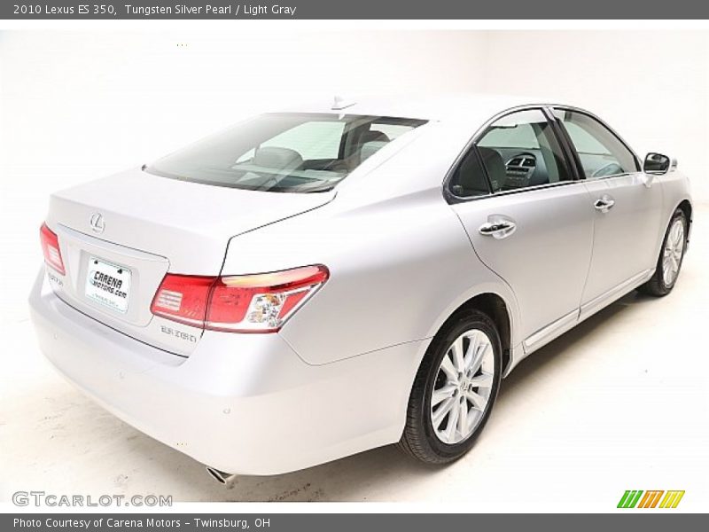 Tungsten Silver Pearl / Light Gray 2010 Lexus ES 350
