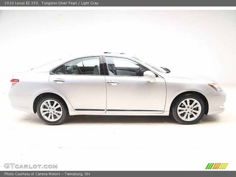 Tungsten Silver Pearl / Light Gray 2010 Lexus ES 350