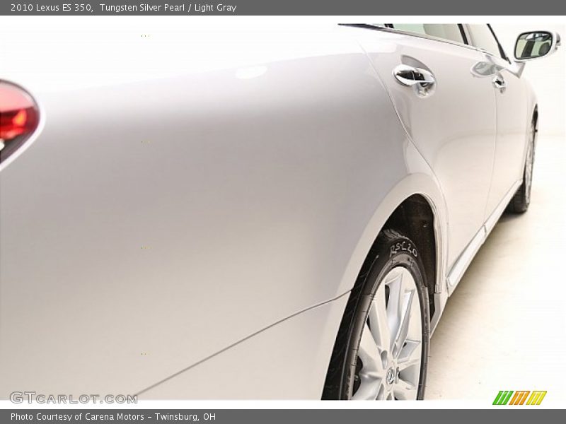 Tungsten Silver Pearl / Light Gray 2010 Lexus ES 350