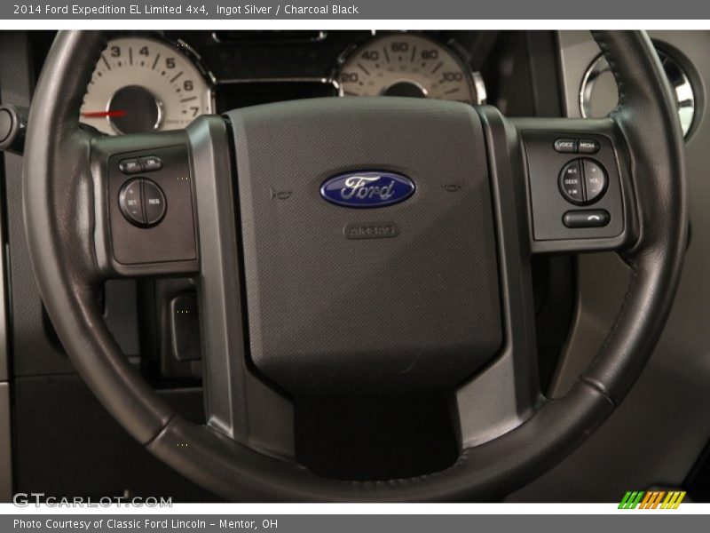 Ingot Silver / Charcoal Black 2014 Ford Expedition EL Limited 4x4