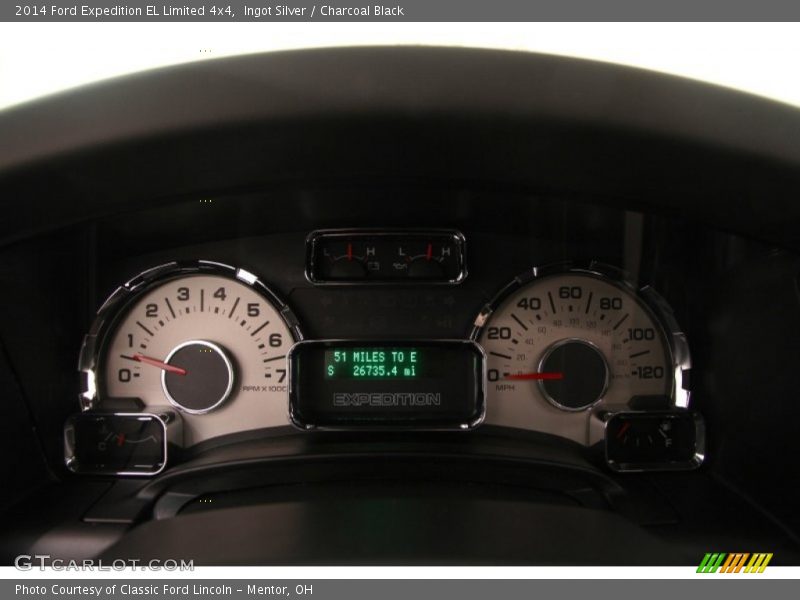 Ingot Silver / Charcoal Black 2014 Ford Expedition EL Limited 4x4