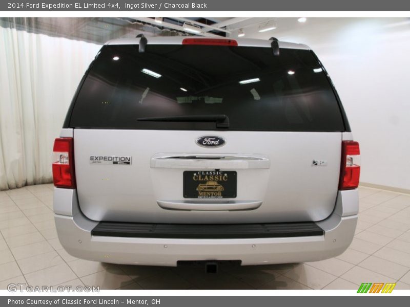 Ingot Silver / Charcoal Black 2014 Ford Expedition EL Limited 4x4