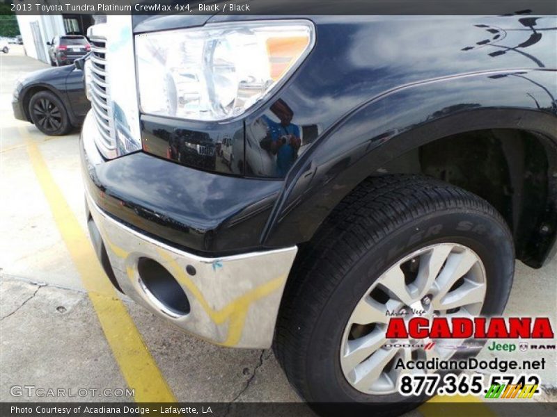Black / Black 2013 Toyota Tundra Platinum CrewMax 4x4