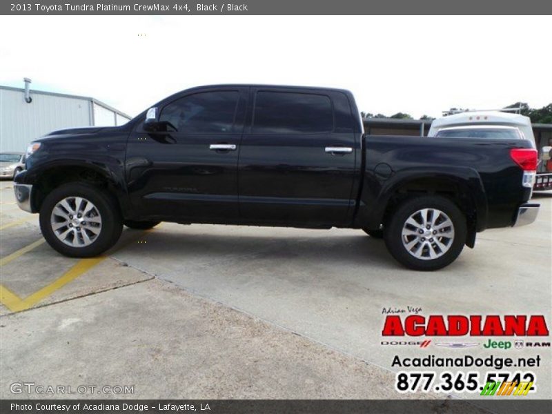 Black / Black 2013 Toyota Tundra Platinum CrewMax 4x4