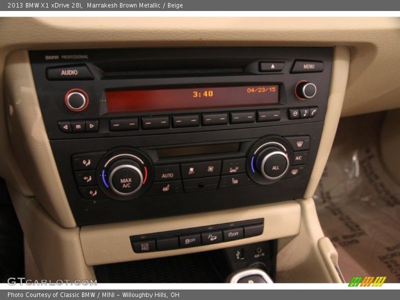 Controls of 2013 X1 xDrive 28i
