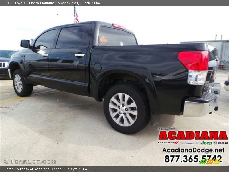 Black / Black 2013 Toyota Tundra Platinum CrewMax 4x4
