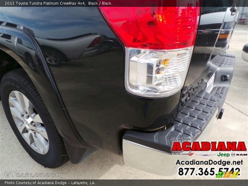 Black / Black 2013 Toyota Tundra Platinum CrewMax 4x4
