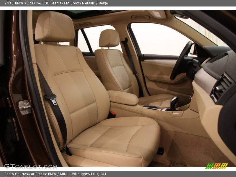 Front Seat of 2013 X1 xDrive 28i