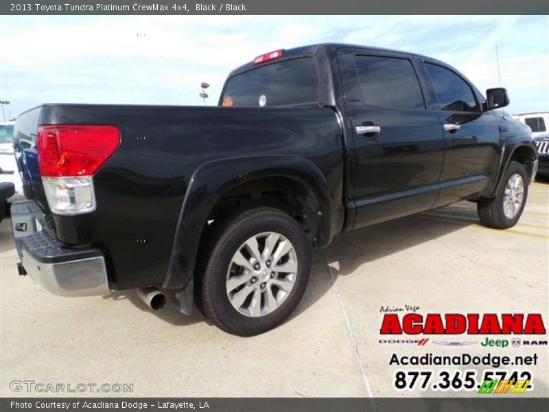 Black / Black 2013 Toyota Tundra Platinum CrewMax 4x4