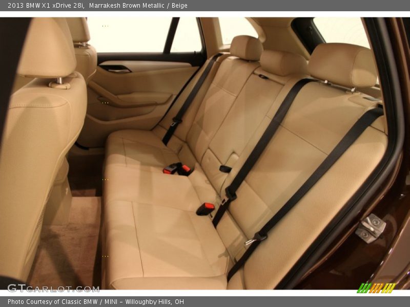 Rear Seat of 2013 X1 xDrive 28i