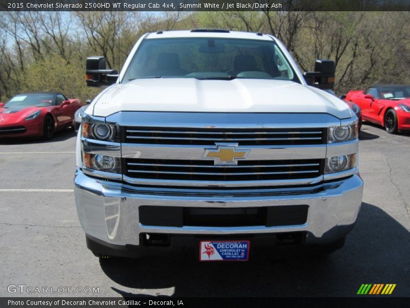 Summit White / Jet Black/Dark Ash 2015 Chevrolet Silverado 2500HD WT Regular Cab 4x4