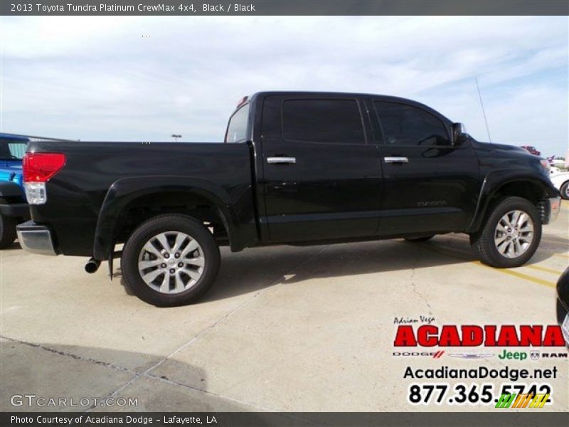 Black / Black 2013 Toyota Tundra Platinum CrewMax 4x4