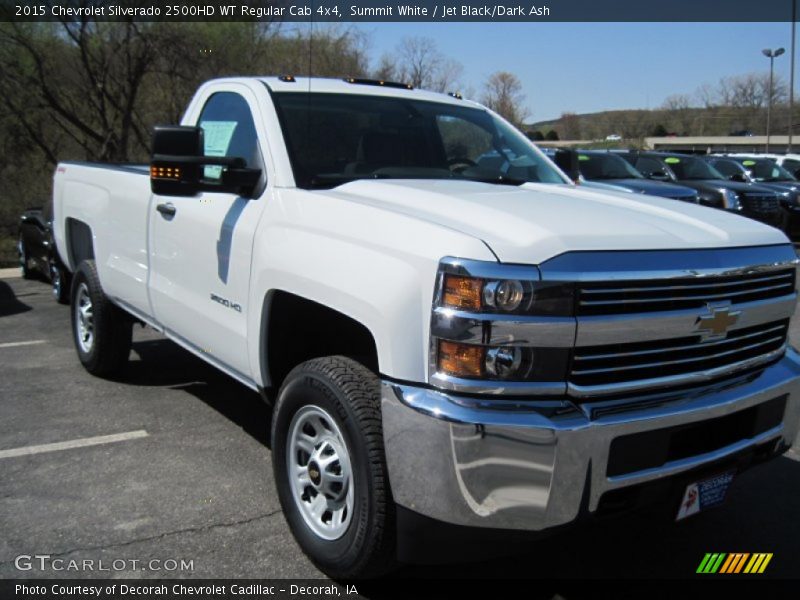 Summit White / Jet Black/Dark Ash 2015 Chevrolet Silverado 2500HD WT Regular Cab 4x4
