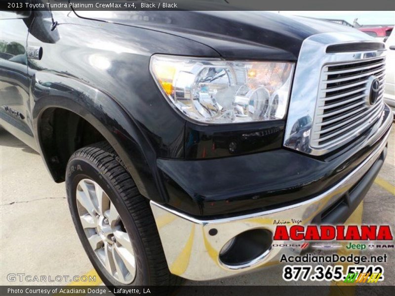 Black / Black 2013 Toyota Tundra Platinum CrewMax 4x4