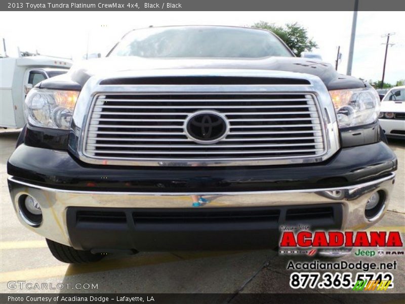 Black / Black 2013 Toyota Tundra Platinum CrewMax 4x4