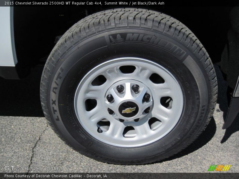 Summit White / Jet Black/Dark Ash 2015 Chevrolet Silverado 2500HD WT Regular Cab 4x4