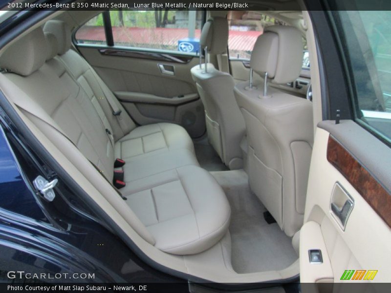 Lunar Blue Metallic / Natural Beige/Black 2012 Mercedes-Benz E 350 4Matic Sedan