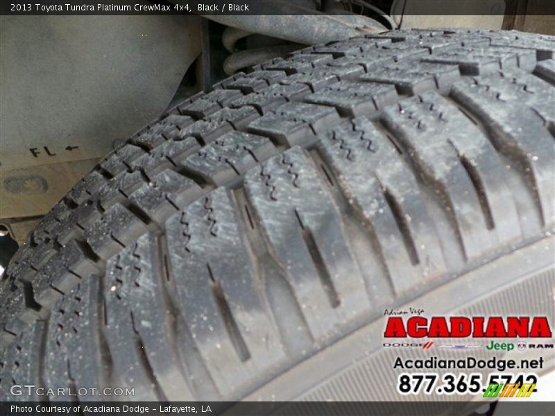 Black / Black 2013 Toyota Tundra Platinum CrewMax 4x4