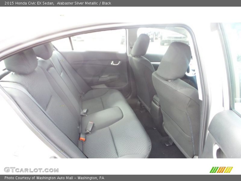 Alabaster Silver Metallic / Black 2015 Honda Civic EX Sedan