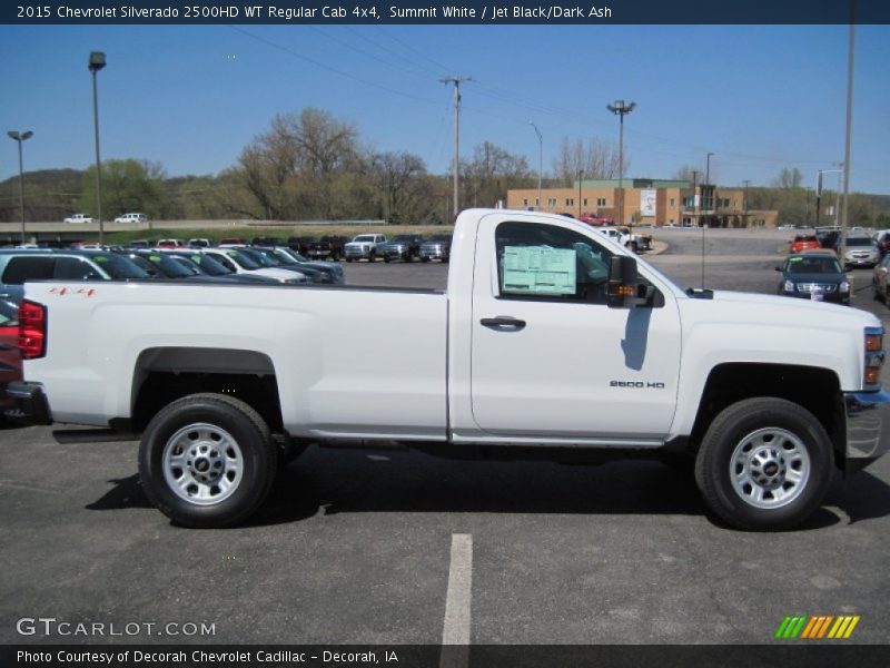 Summit White / Jet Black/Dark Ash 2015 Chevrolet Silverado 2500HD WT Regular Cab 4x4