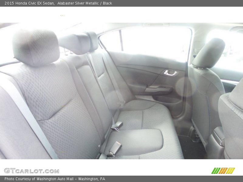Alabaster Silver Metallic / Black 2015 Honda Civic EX Sedan