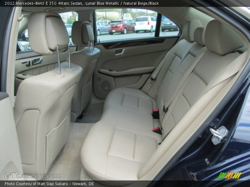 Lunar Blue Metallic / Natural Beige/Black 2012 Mercedes-Benz E 350 4Matic Sedan