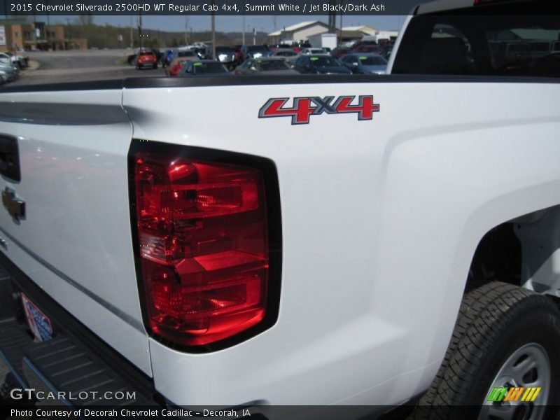 Summit White / Jet Black/Dark Ash 2015 Chevrolet Silverado 2500HD WT Regular Cab 4x4