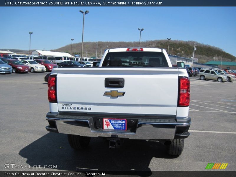Summit White / Jet Black/Dark Ash 2015 Chevrolet Silverado 2500HD WT Regular Cab 4x4