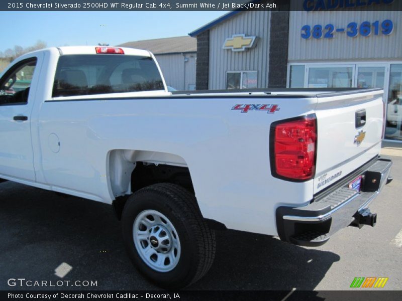 Summit White / Jet Black/Dark Ash 2015 Chevrolet Silverado 2500HD WT Regular Cab 4x4