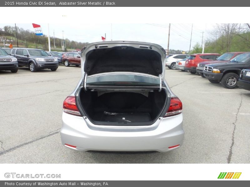 Alabaster Silver Metallic / Black 2015 Honda Civic EX Sedan