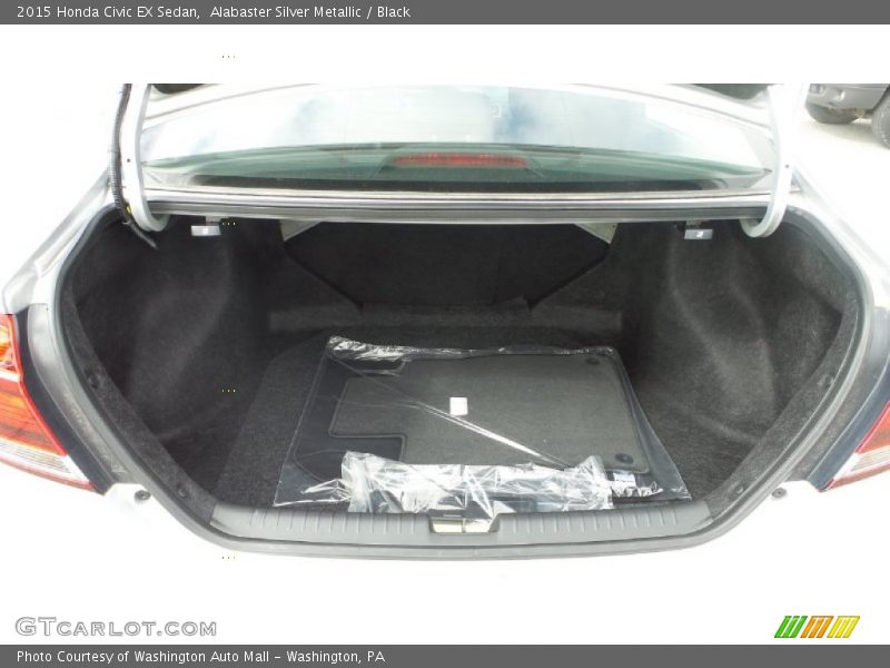 Alabaster Silver Metallic / Black 2015 Honda Civic EX Sedan