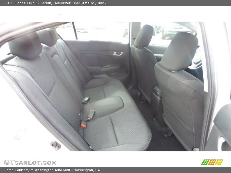 Alabaster Silver Metallic / Black 2015 Honda Civic EX Sedan