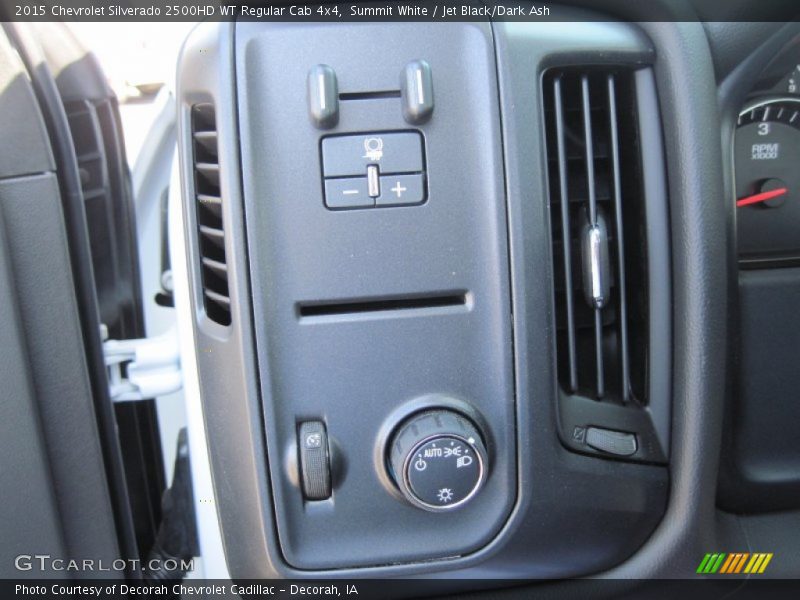 Summit White / Jet Black/Dark Ash 2015 Chevrolet Silverado 2500HD WT Regular Cab 4x4