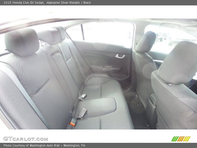 Alabaster Silver Metallic / Black 2015 Honda Civic EX Sedan