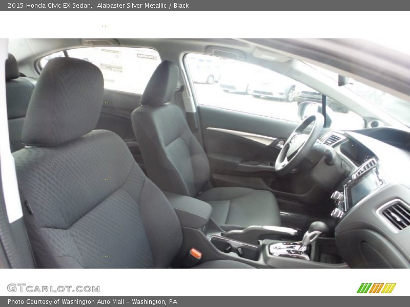 Alabaster Silver Metallic / Black 2015 Honda Civic EX Sedan
