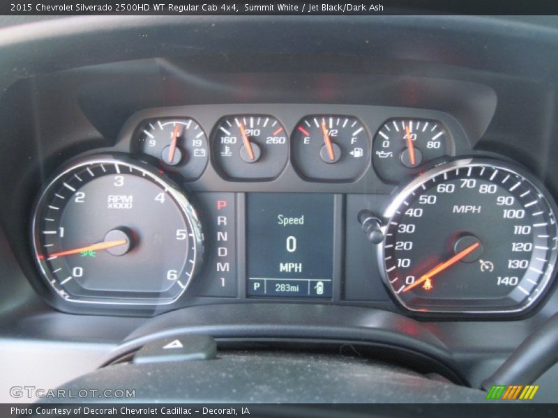 Summit White / Jet Black/Dark Ash 2015 Chevrolet Silverado 2500HD WT Regular Cab 4x4