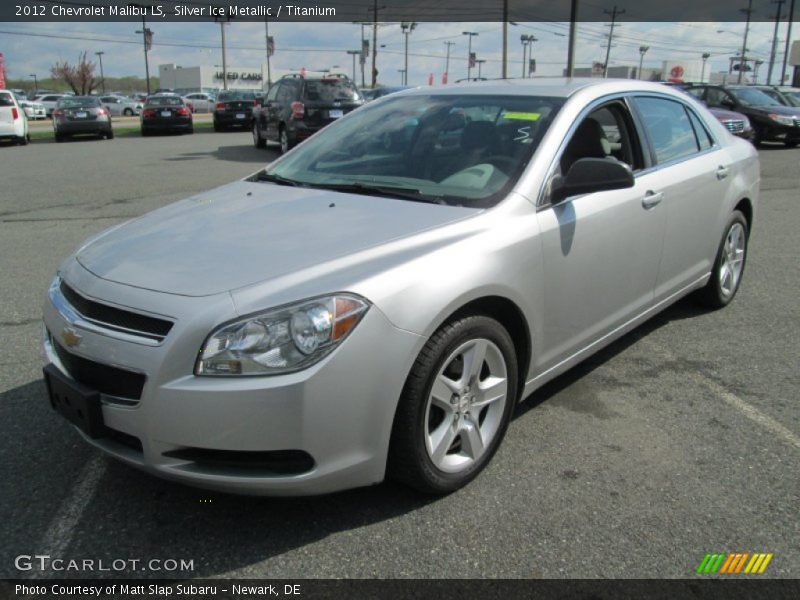 Silver Ice Metallic / Titanium 2012 Chevrolet Malibu LS