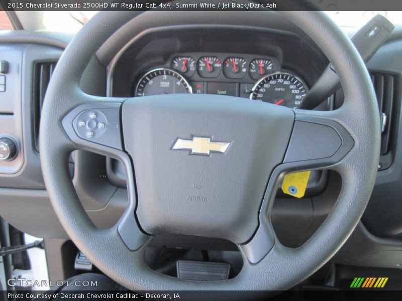 Summit White / Jet Black/Dark Ash 2015 Chevrolet Silverado 2500HD WT Regular Cab 4x4