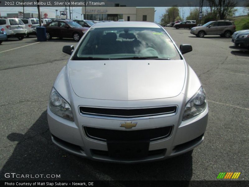Silver Ice Metallic / Titanium 2012 Chevrolet Malibu LS