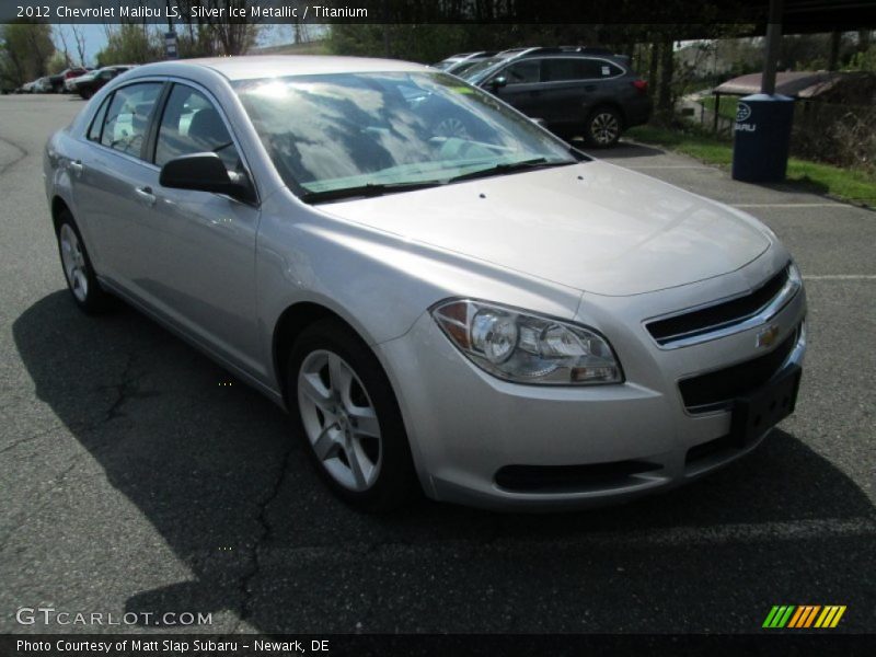 Silver Ice Metallic / Titanium 2012 Chevrolet Malibu LS