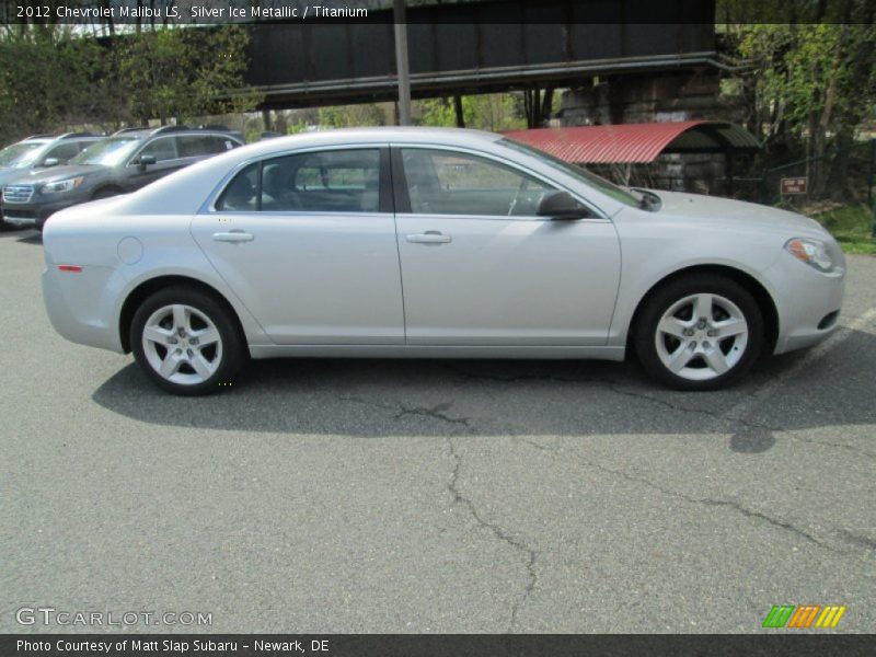 Silver Ice Metallic / Titanium 2012 Chevrolet Malibu LS