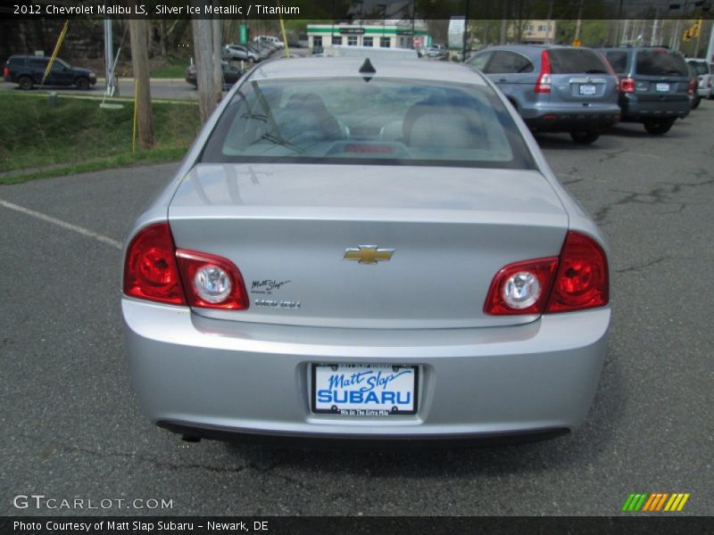Silver Ice Metallic / Titanium 2012 Chevrolet Malibu LS