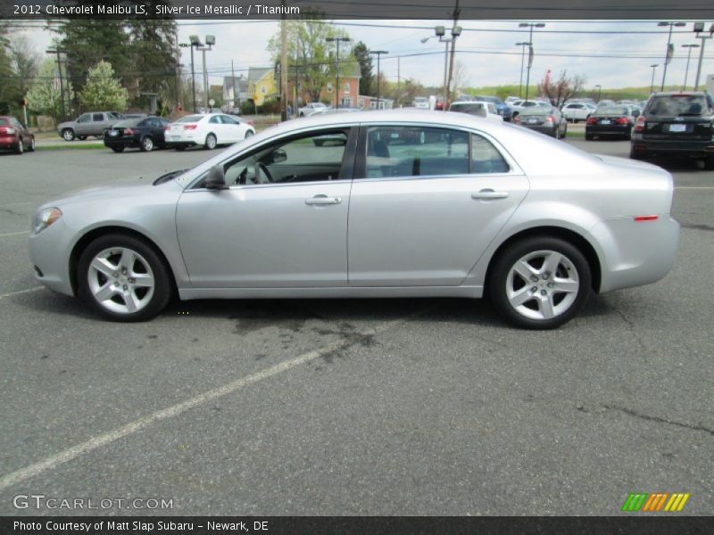 Silver Ice Metallic / Titanium 2012 Chevrolet Malibu LS