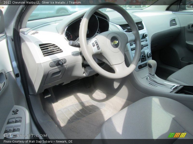 Silver Ice Metallic / Titanium 2012 Chevrolet Malibu LS