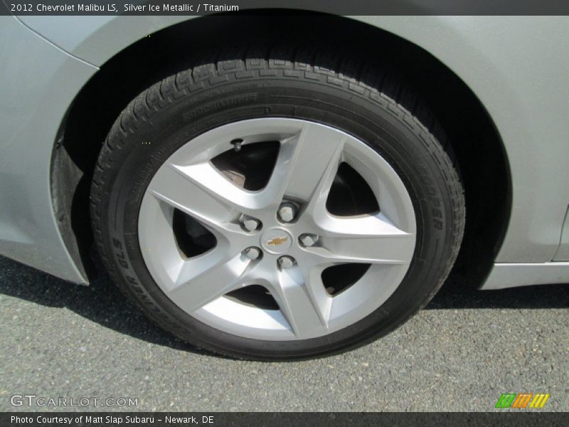 Silver Ice Metallic / Titanium 2012 Chevrolet Malibu LS