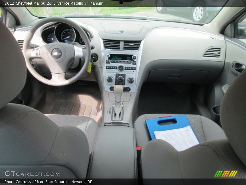 Silver Ice Metallic / Titanium 2012 Chevrolet Malibu LS
